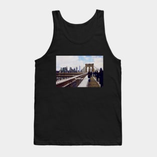 Winter in New York USA Photography Tank Top